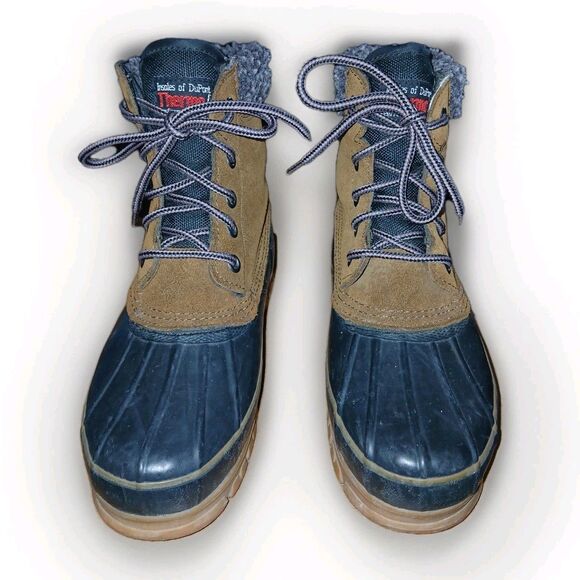 Insulated Duck Boot Thermalite Sz 7 Leather Upper Winter Snow Waterproof Toe main image 7